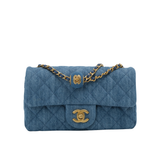 HOLD | Chanel Mini Rectangle Pearl Crush Denim GHW - (MICROCHIP)