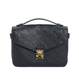 Louis Vuitton Black Monogram Empriente Leather Pochette Metis Bag