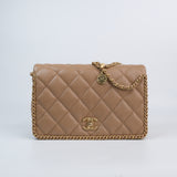 HOLD | Chanel Never Ending Chain Dark Beige