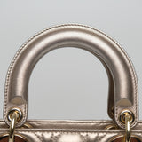 Dior Lady D Small Metallic Gold