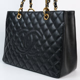 HOLD | Chanel GST Black Caviar GHW -s15