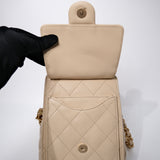 Chanel 25 Small Beige Caviar