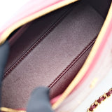 Chanel Bowling Bag Croc Burgundy