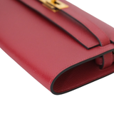 Hermes Kelly To Go Rouge H GHW - U