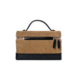 Chanel Coco Base Top Handle Long Vanity Suede
