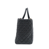 Chanel Coco Handle Tote Bag Black Caviar GHW - s26