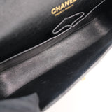 Chanel Double Flap Medium Black Caviar GHW -s9