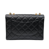 Chanel CC Flap Briefcase Black Caviar GHW - (MICROCHIP)
