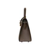 HOLD | Hermes Kelly 25 Sellier Etoupe GHW - U