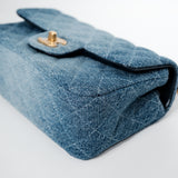 Chanel Mini Rectangle Denim GHW - (MICROCHIP)