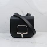 HOLD / Hermes Della Cav Black PHW - Z