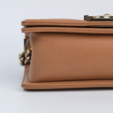 Chanel Le Boy Caramel Small - (MICROCHIP)