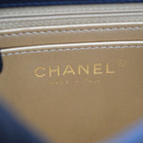 Chanel Mini Square Blue Pearl Crush GHW - s29