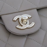 Chanel Double Flap Medium Dark Beige GHW - (MICROCHIP)