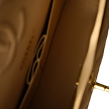 Chanel Double Flap Small Beige Claire GHW - (MICROCHIP)