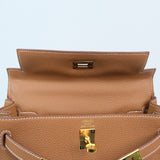 Hermes Kelly 25 Gold GHW - U