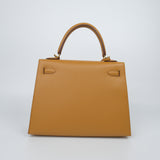 HOLD | Hermes Kelly 25 Sellier Sesame - Z