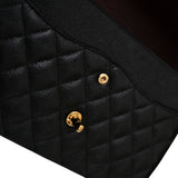 Chanel Double Flap Jumbo Black GHW -s24