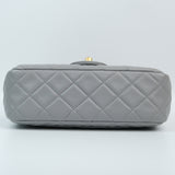 Chanel Mini Rectangle Gray Pearl Crush - (MICROCHIP)