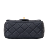 Chanel Mini Square Blue Pearl Crush GHW - s29