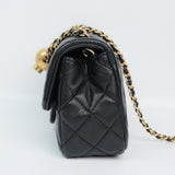 Chanel Mini Rec Pearl Crush Black GHW - (BRANDNEW)