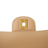 Chanel Double Flap Small Beige Claire GHW - (MICROCHIP)