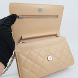 Chanel Wallet on Chain (WOC) Beige SHW - Chip; 2023