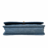 Chanel WOC Denim Pearl Crush GHW - (MICROCHIP)