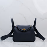 Hermes Mini Lindy Bleu Nuit - Z