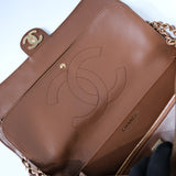 Chanel Maxi Flap 32CM Suede Camel GHW