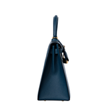 Hermes Kelly 28 Sellier Vert Bosphere GHW - T