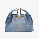 Chanel 25 Small Denim GHW - (MICROCHIP)