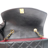 Chanel Vintage Diana Black GHW