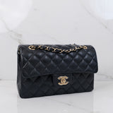 Chanel Double Flap Small Navy -s28