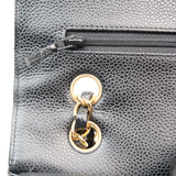 Chanel Double Flap Medium Black - s11