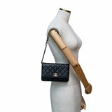 Chanel Seasonal WOC Black Caviar GHW - (MICROCHIP)