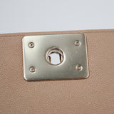 Chanel Chevron Le Boy Old Medium Dark Beige GHW
