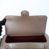 Chanel Clutch with Chain Crocodile Embossed