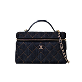 Chanel Long Vanity Denim GHW
