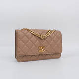 Chanel WOC Coco Crush Dark Beige - (MICROCHIP)