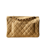 Chanel Double Flap Small Beige Claire GHW - (MICROCHIP)