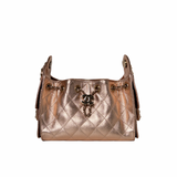 Chanel 25 Mini Metallic Rosegold