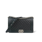 Chanel Le Boy Caviar New Medium - s23