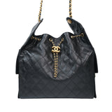 Chanel 25 Hobo Bag Caviar Medium Black GHW - (MICROCHIP)