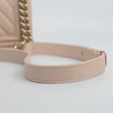 Chanel Le boy Small Chevron Light Pink