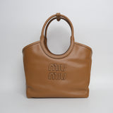 Miu Miu Ivy Tote Small Caramel