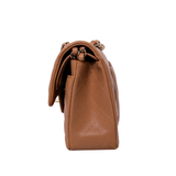Chanel Double Flap Small Caramel GHW - (MICROCHIP)