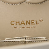 Chanel Double Flap Medium Dark Beige GHW - (BRANDNEW)