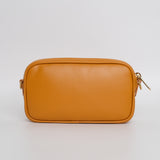 Miu Miu Leather Pouch Pomegranate Yellow