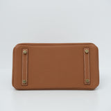 Hermes Birkin 25 Gold Togo GHW - (BRANDNEW)
